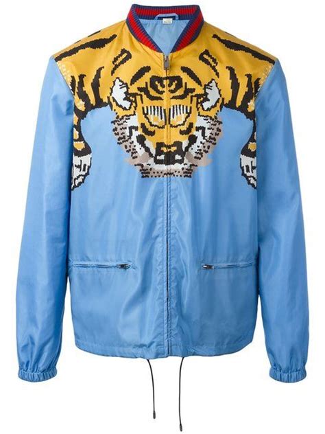 gucci tiger windbreaker replica|Gucci tiger jacket.